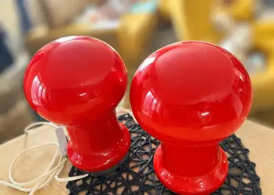 Párové retro lampy „Houba“