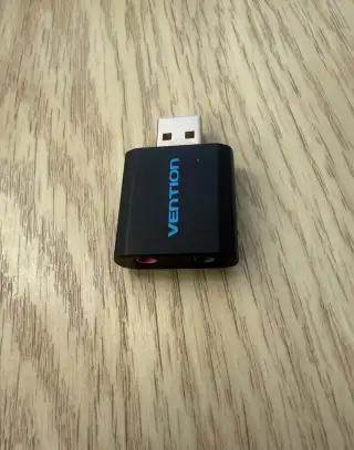 Vention USB External Sound Card Black Metal Type