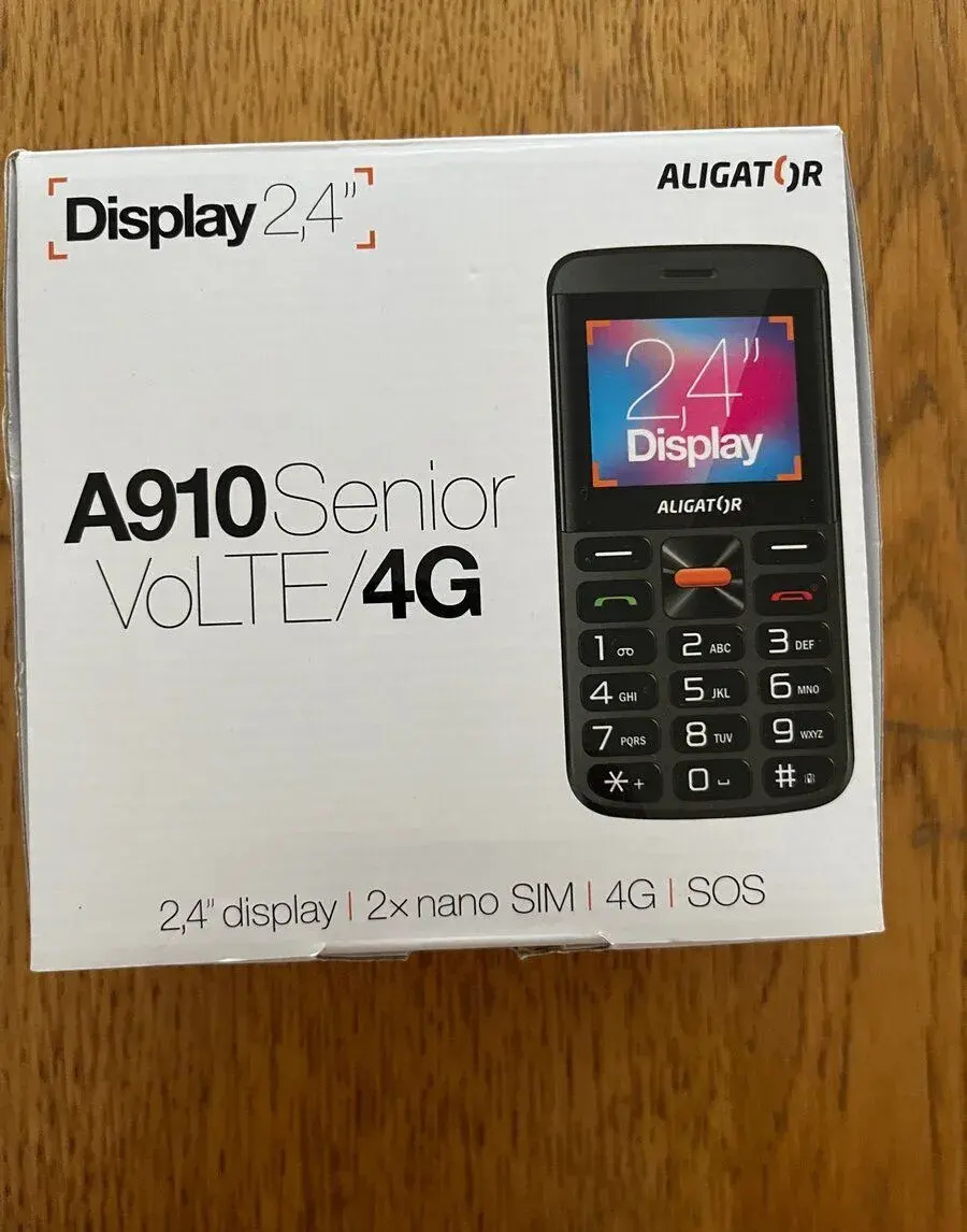 Mobilní telefon aligator pro seniory