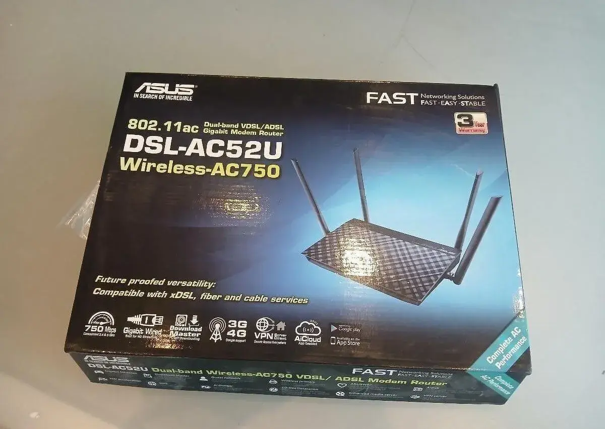 VDSL modem/router ASUS DSL-AC55U