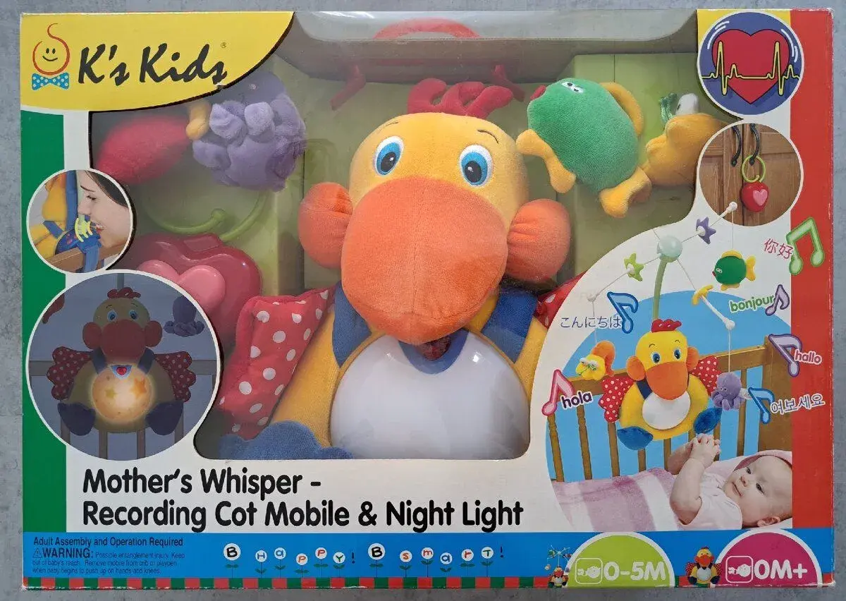 NOVÝ Baby Whisper – noční světlo, nahrávání hlasu