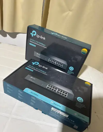 TP-Link TL-SF1016DS switch 16 portů, nový, nepoužitý, 2 ks