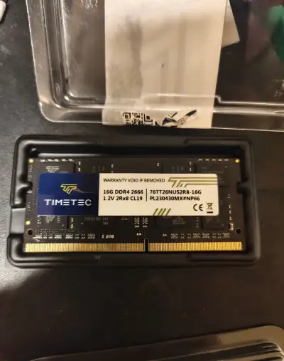 16GB DDR4 2666MHz sodimm