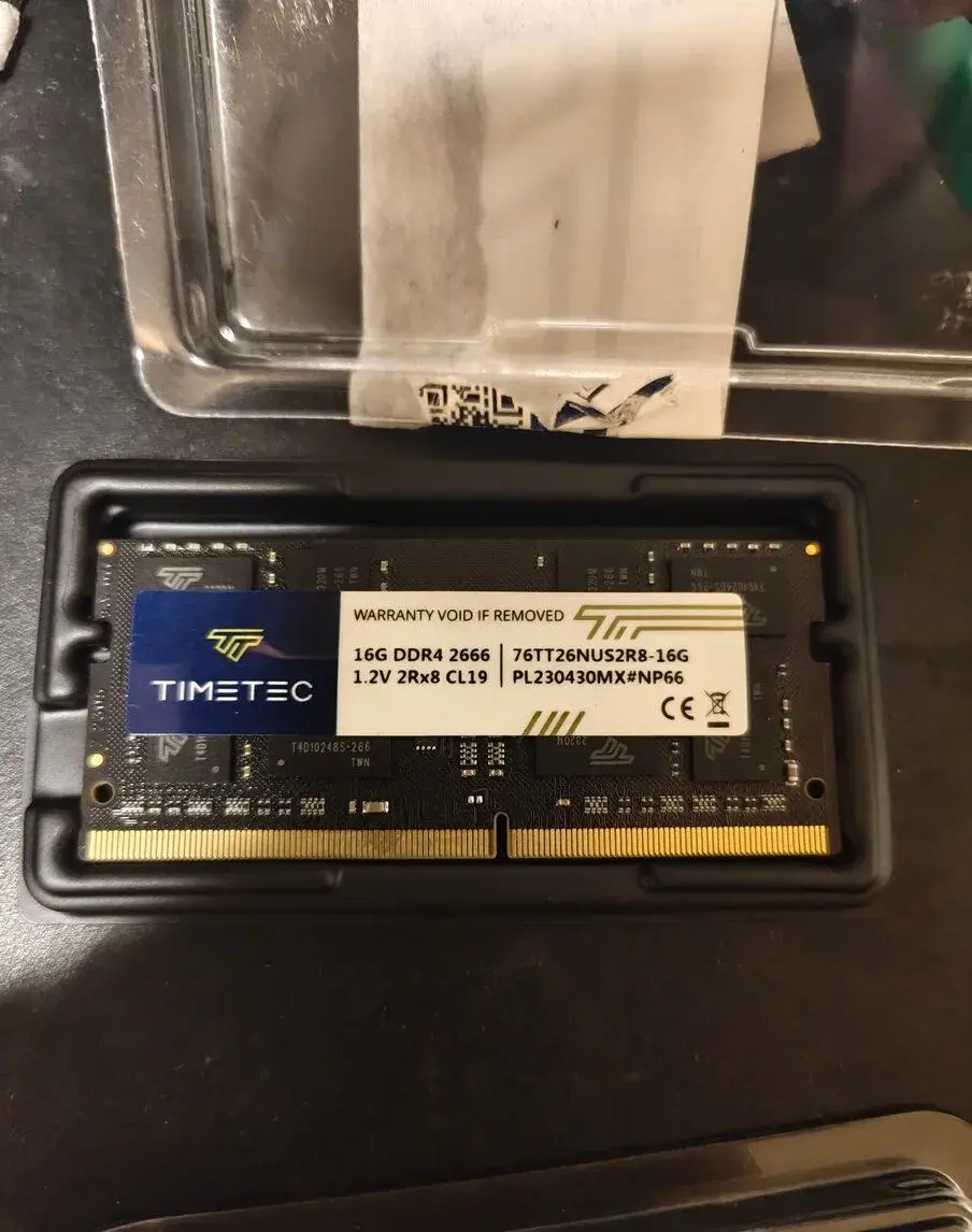 16GB DDR4 2666MHz sodimm