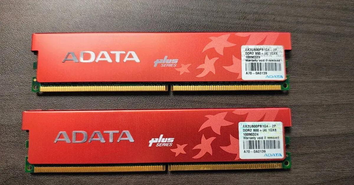 ADATA Plus Series 2GB (2×1GB) DDR2 800 MHz CL4