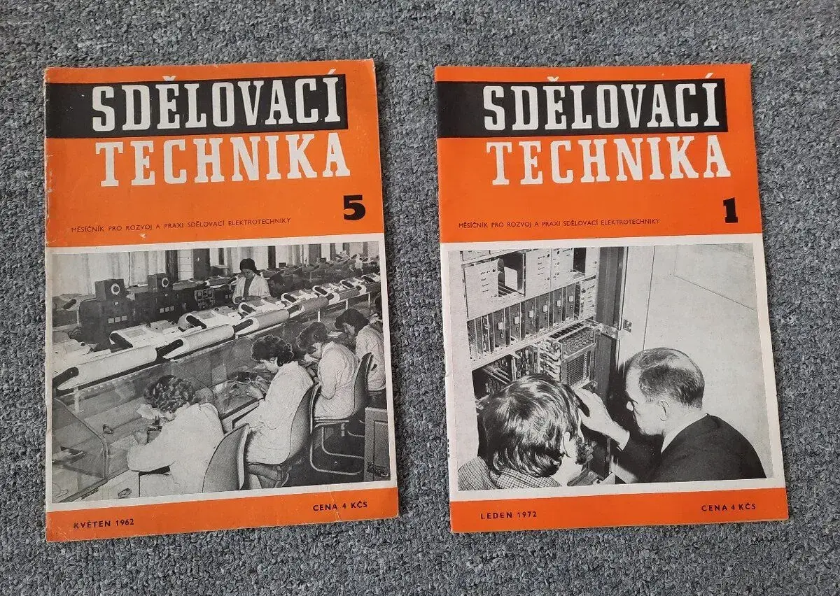 Časopisy Sdělovací technika staré 1962 a 1972
