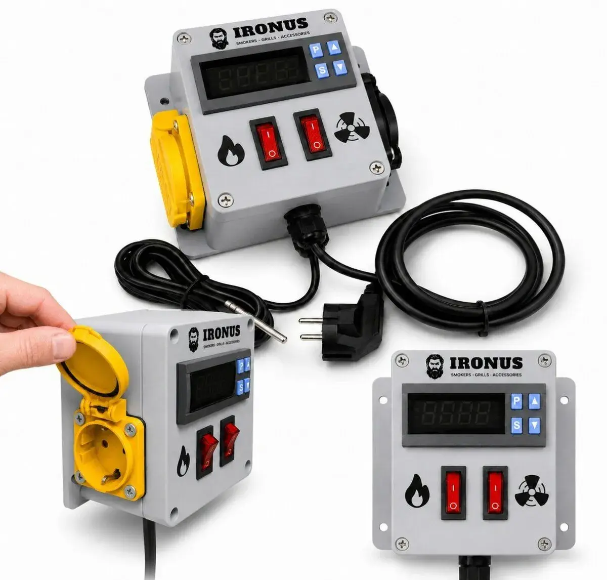 Termostat pro elektrickou udírnu