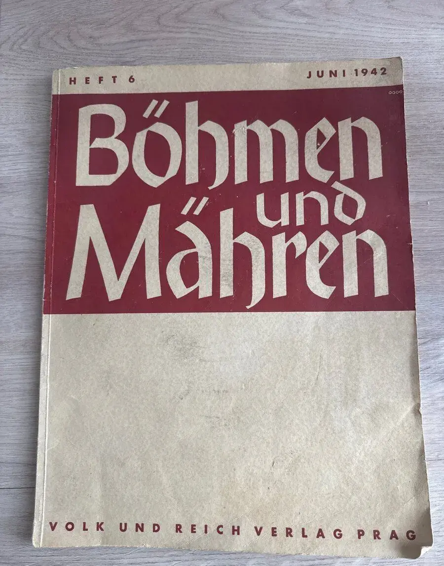 Bohmen und mahren cislo 6 1942 časopis