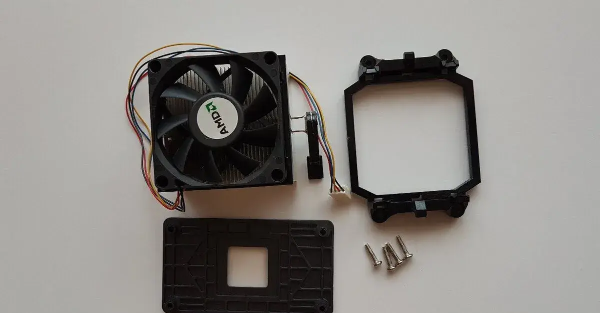 Originální AMD chladič s upevněním / AM2 / AM3