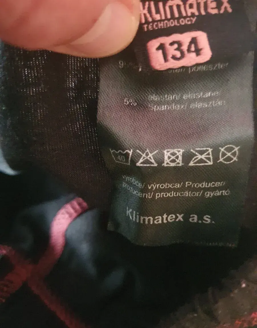 Termo prádlo Klimatex detske