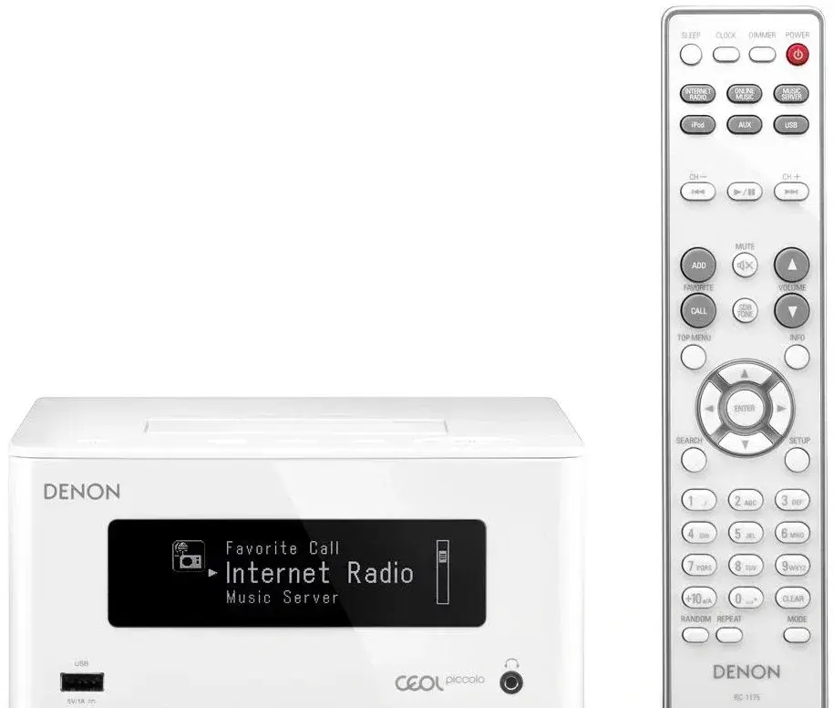 mini systém DENON DRA-N5 Ceol AirPlay, iPhone, Optika, FLAC