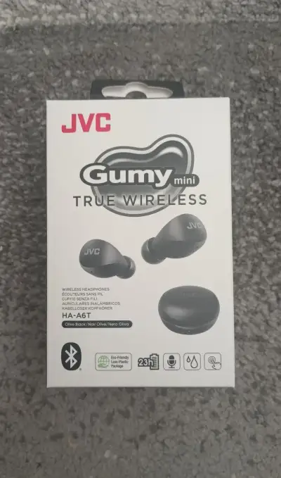 Nová sluchátka - JVC Gumy Mini True Wireless - HA-A6T
