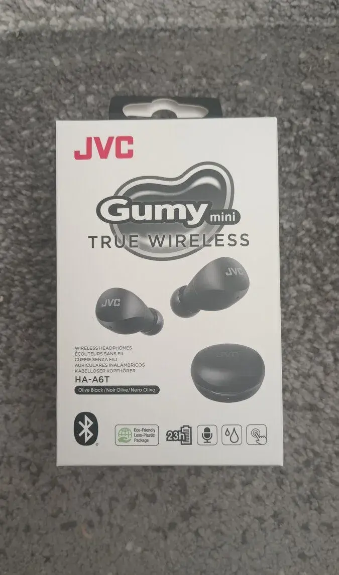 Nová sluchátka - JVC Gumy Mini True Wireless - HA-A6T