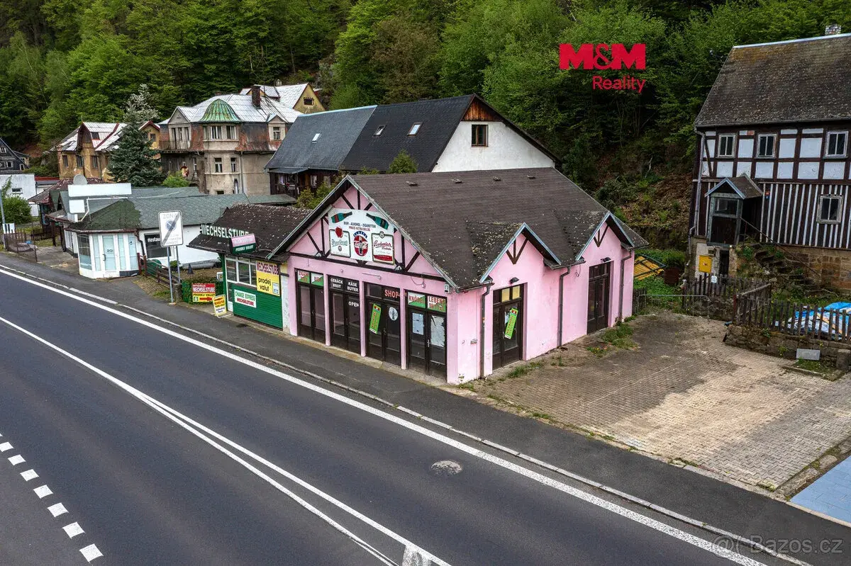 Prodej obchodního objektu, 80 m², Hřensko, okr. Děčín