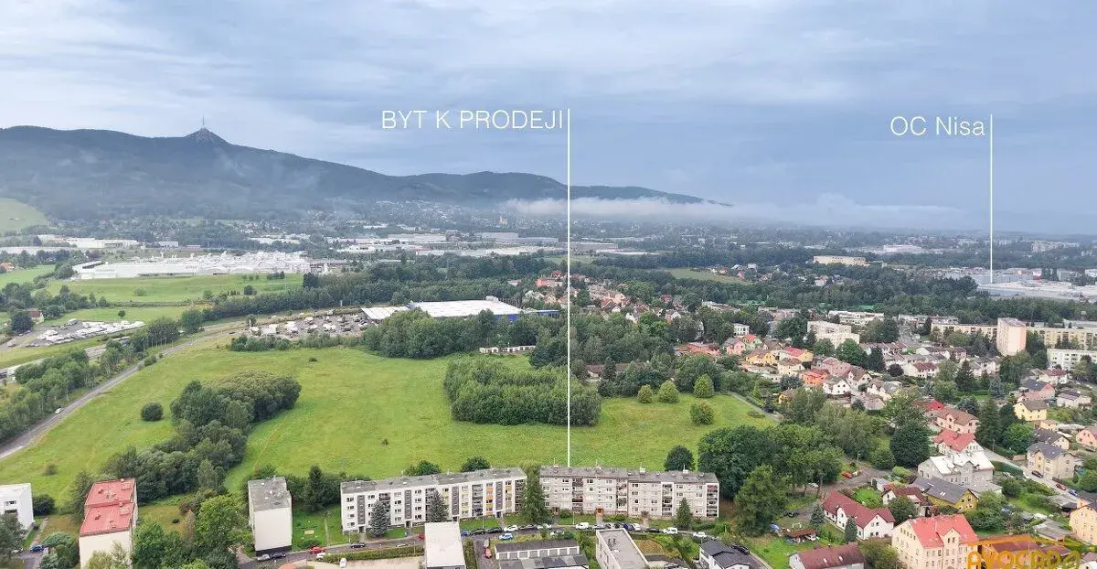 Byt s výhledem na Ještěd, kousek od Areálu Vesec