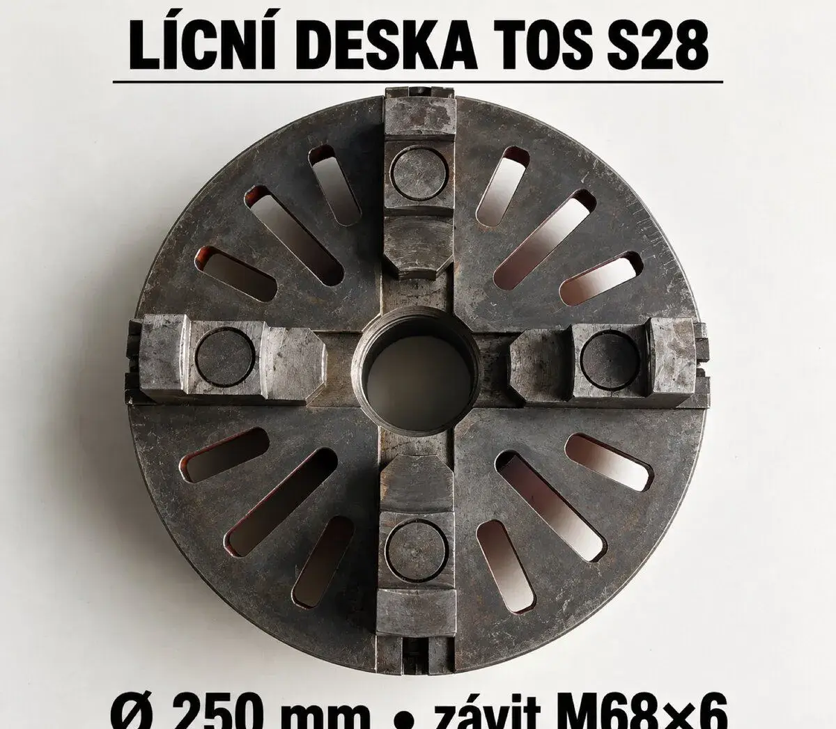 Lícní deska na tos s28 zebrak 250mm