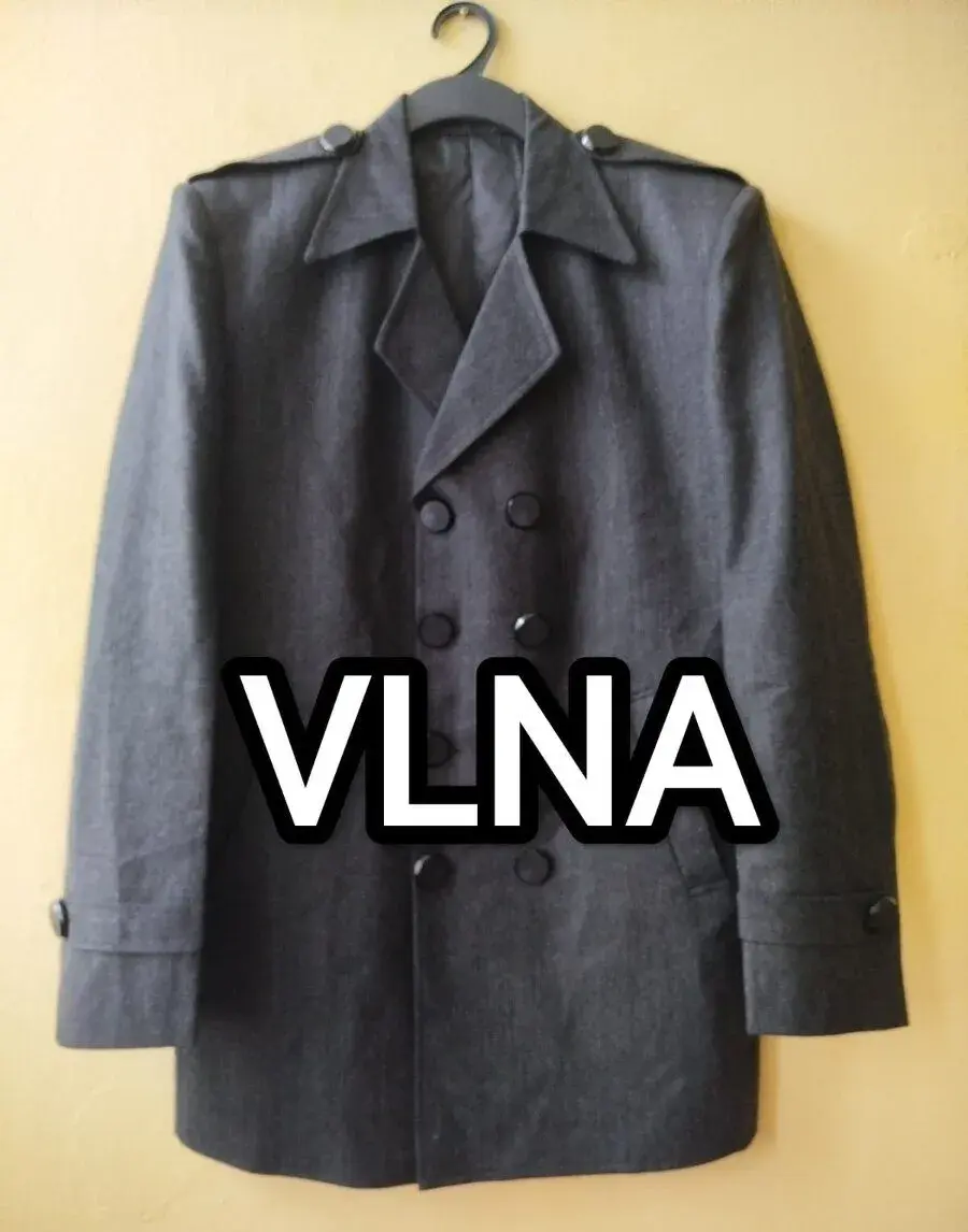 Zánovní pánský vlněný kratší kabát/ sako, velikost L