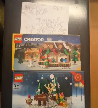Vánoční Lego 40602 a 40484