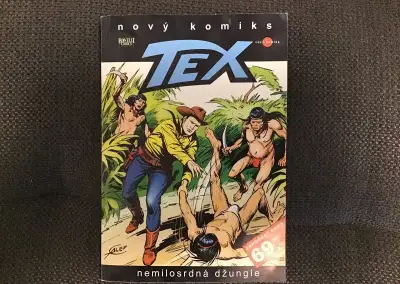 Nový komiks TEX nemilosrdná džungle 2004