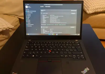 Lenovo ThinkPad T14 Gen 2 (AMD) – Ryzen 5 PRO, 40 GB RAM