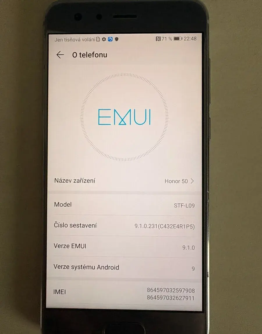Honor 9 (4GB RAM / 64GB) – plně funkční