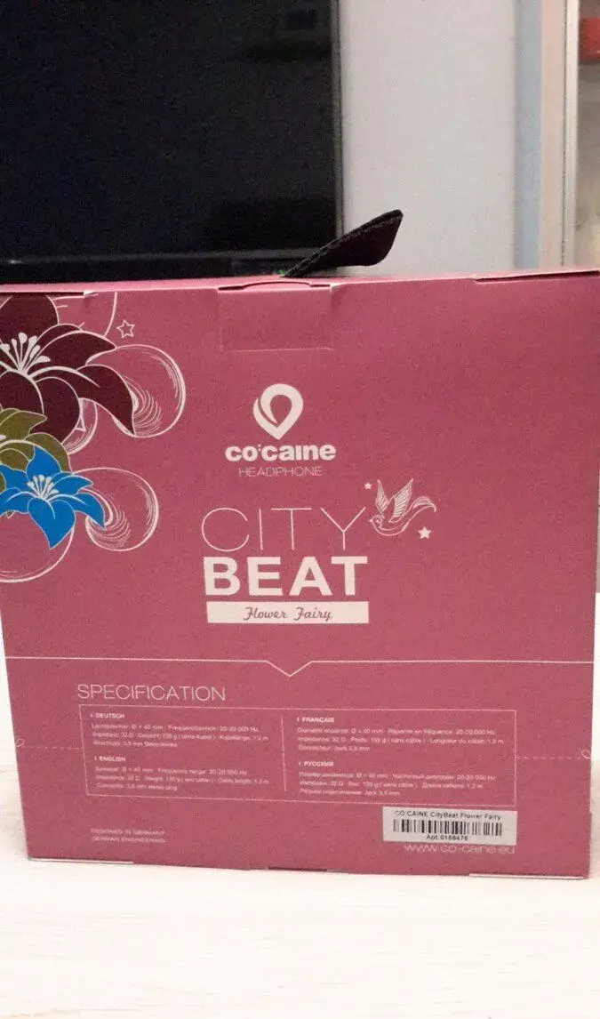 Sluchátka Co:Caine Headphones CITY BEAT