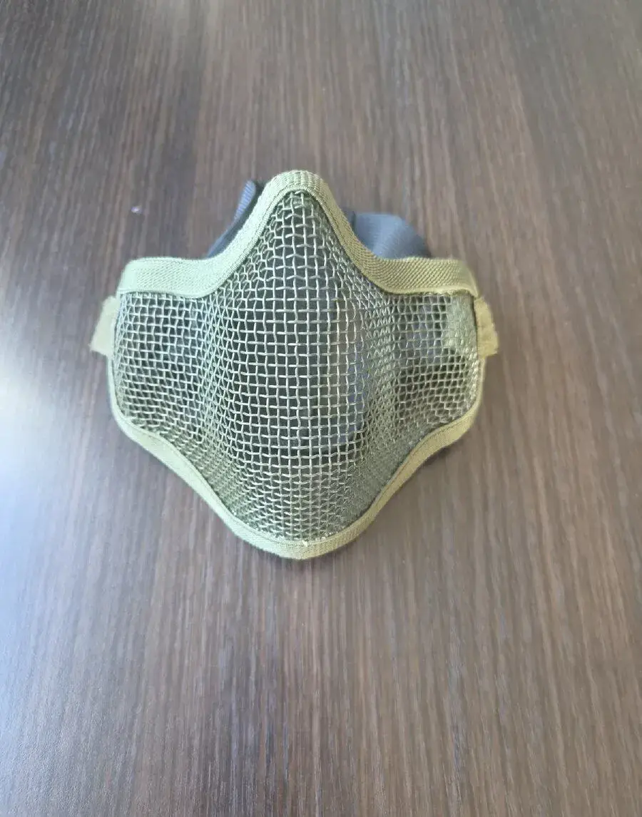 Airsoftová ochranná mřížková maska na obličej