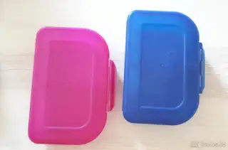 Box na svačinu Herlitz - modrý, růžový