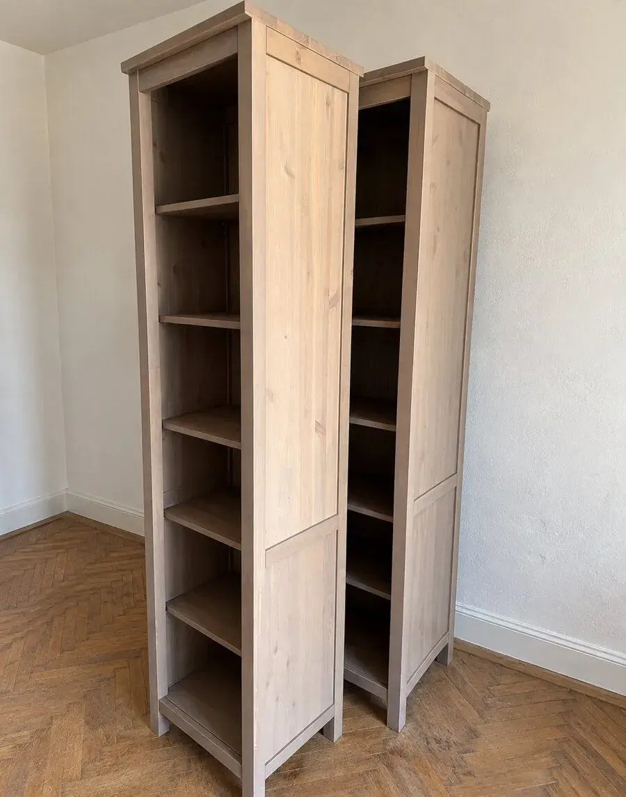 Knihovna IKEA Šedohnědá - úzká
