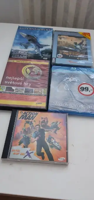 Originální RETRO DVD 4 kusů kultovní kousky