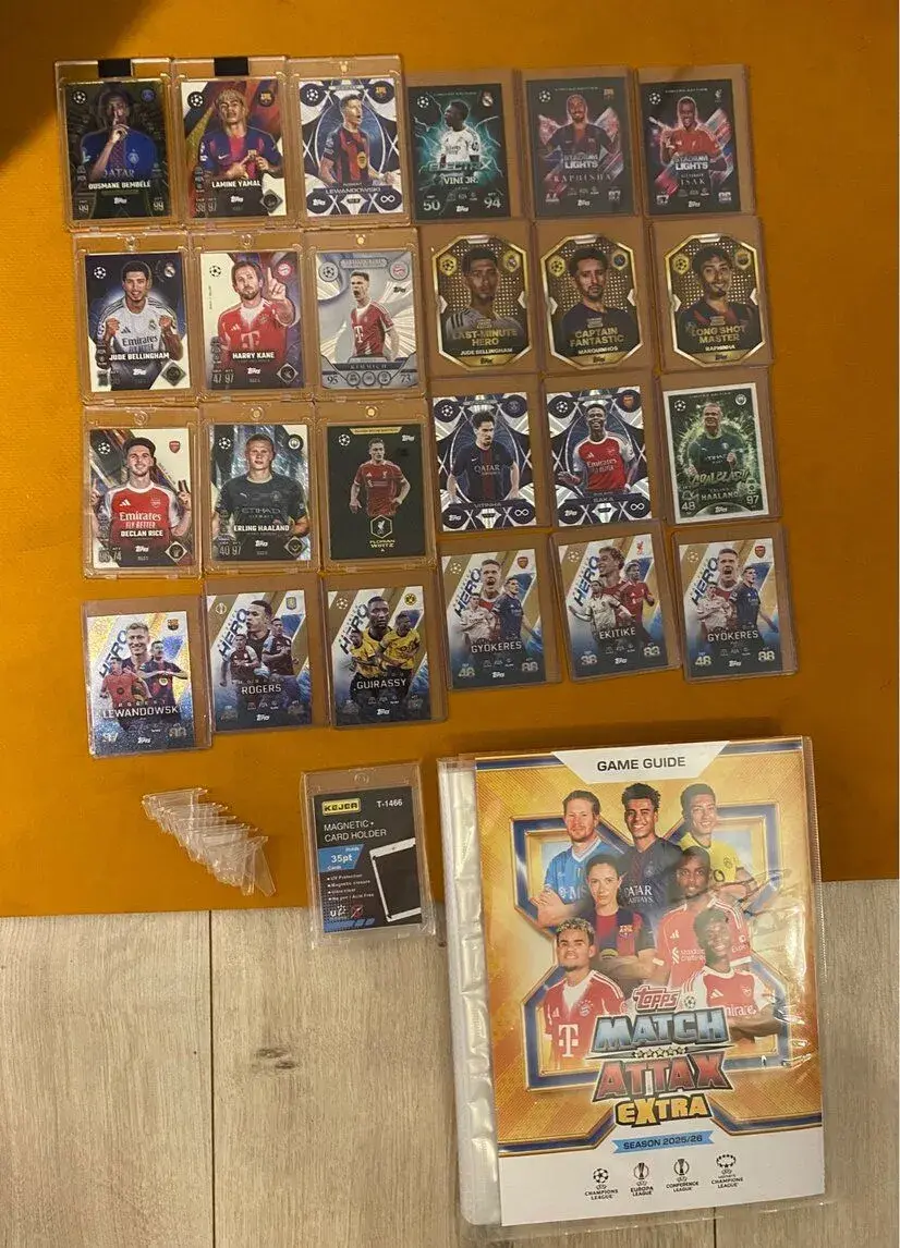 Topps match attacks 25/26 kartičky
