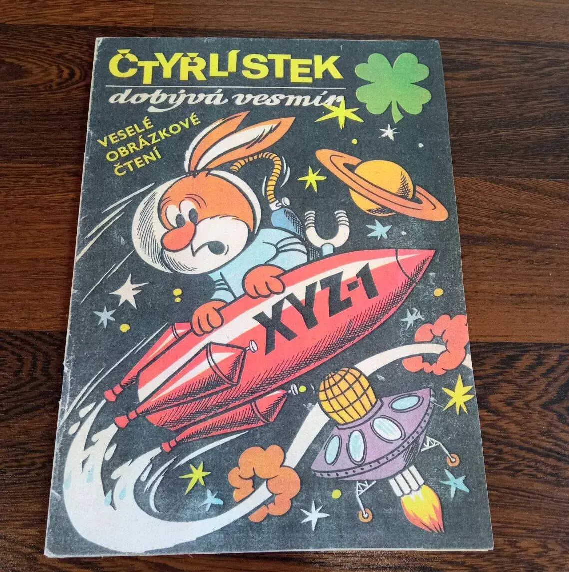 Čtyřlístek dobývá vesmír č. 4 r. 1969 ČÁST KOPIE