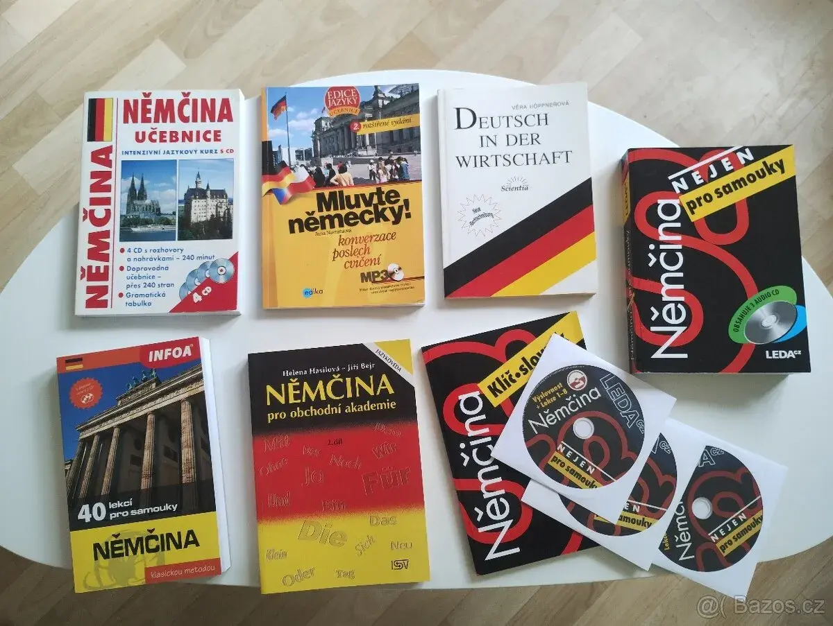 Němčina učebnice různé