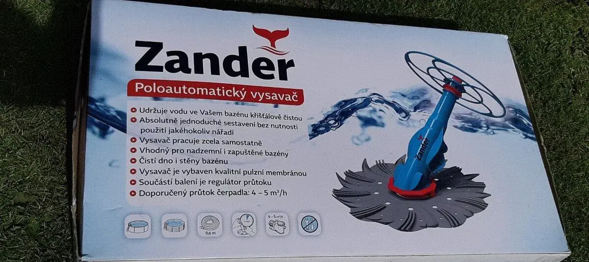 Poloautomatický vysavač do bazénu-ZANDER