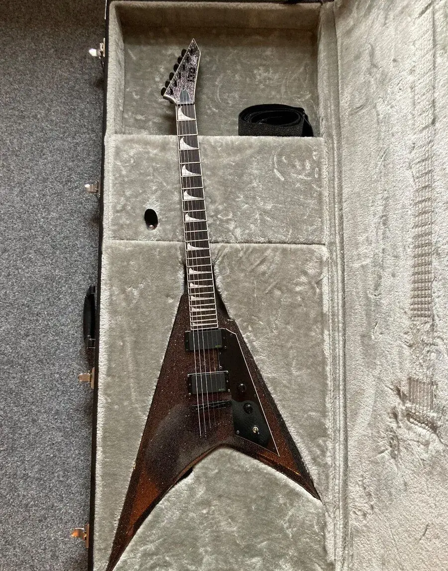 ESP LTD KH-V Black Sparkle elektrická kytara