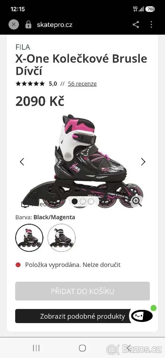 X-One Kolečkové Brusle Dívčí