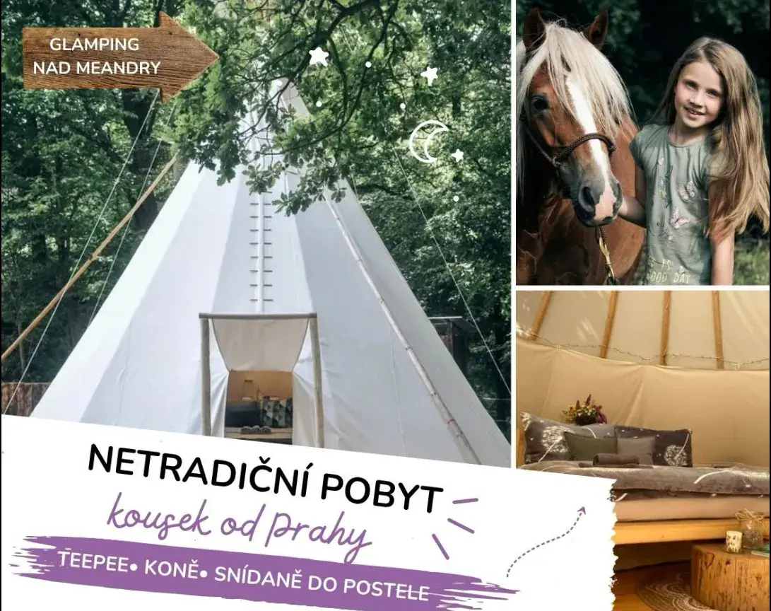 týpí Condor 7 m – 440 g/m², lining, tyče, přísluš.