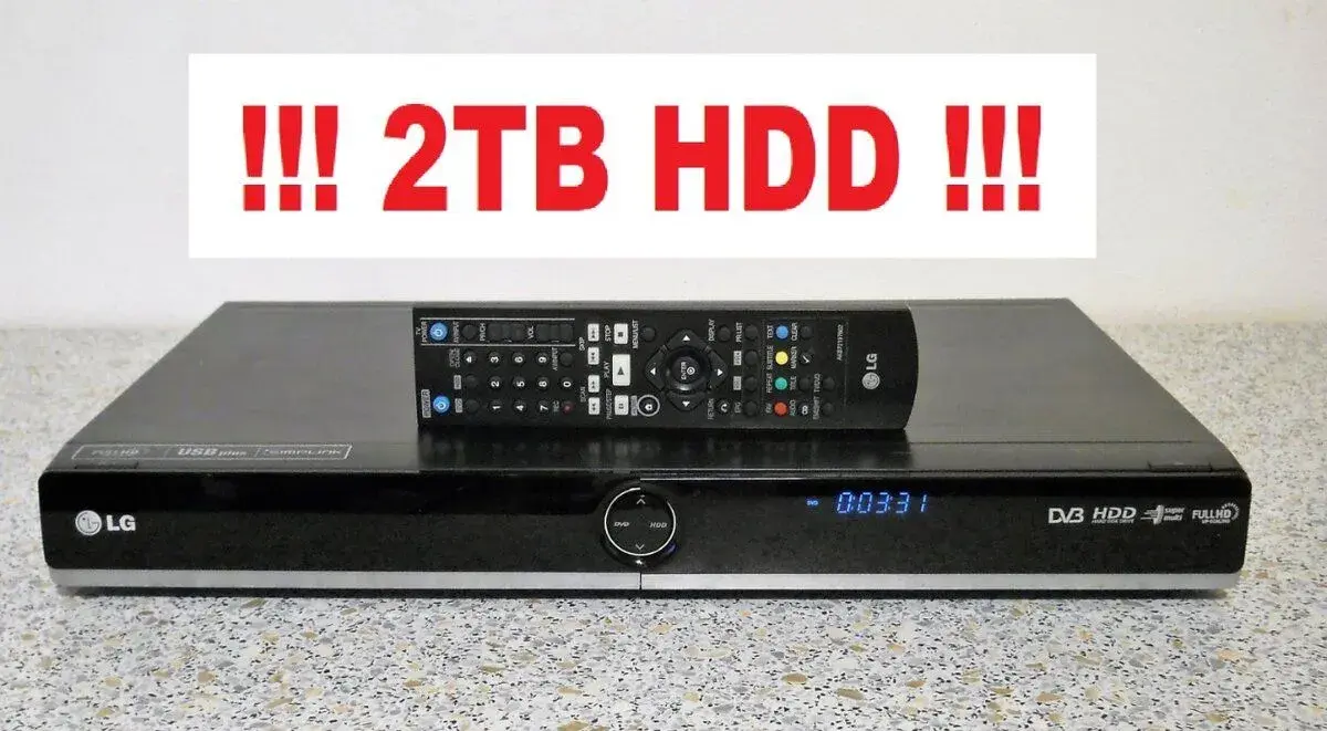 💥 DVD rekordér LG RHT497H - 2TB HDD - HDMI - USB - 💥