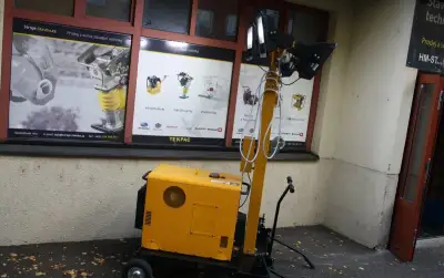 MOBILNÍ OSVĚTLENÍ / GENERÁTOR (elektrocentrála) WASP 5,5KVA