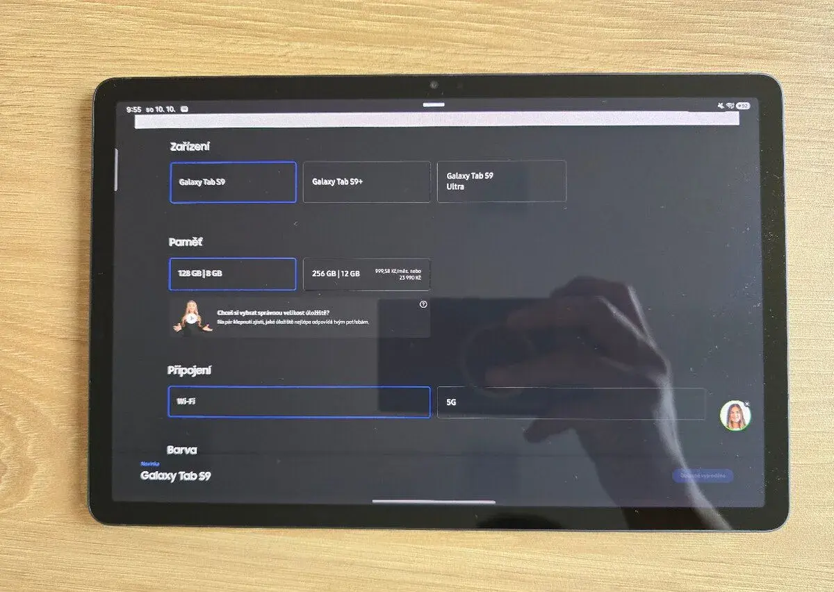 Samsung Galaxy Tab S9 Wi-Fi 128 GB SM-X710