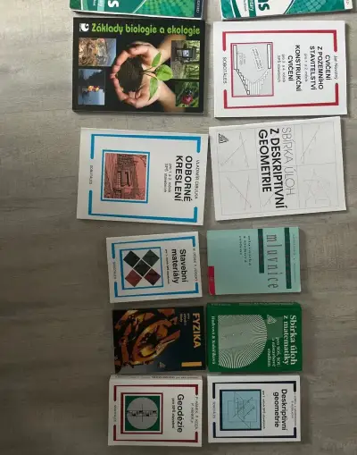 Učebnice, maturita, pozemní stavitelství