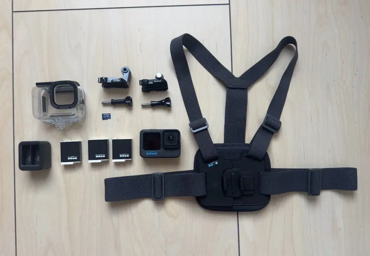 GoPro HERO12 Black + 3 baterie + 512GB + příslušenství