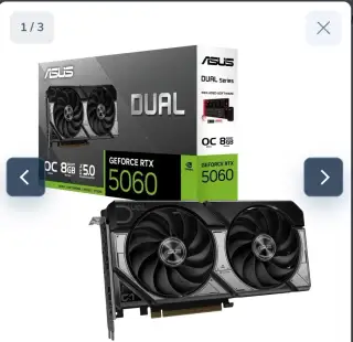 Grafická karta Asus Dual RTX 5060 8GB OC