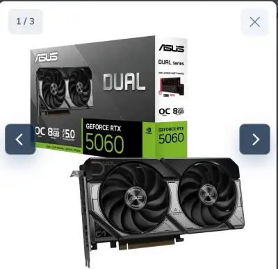 Grafická karta Asus Dual RTX 5060 8GB OC