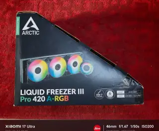 ARCTIC Liquid Freezer III 420 Pro A-RGB Black