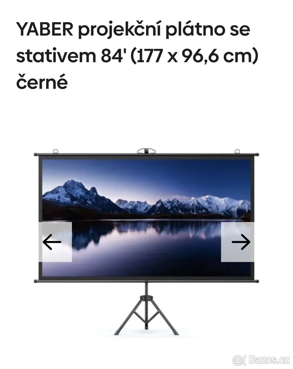 Plátno se stativem Yaber