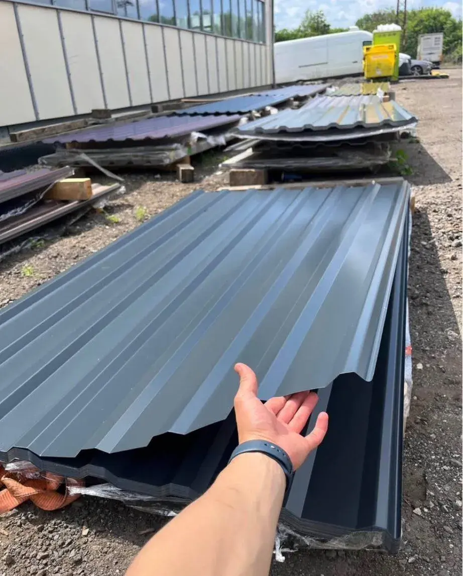 Trapézové plechy T18, Ral 7016 antracit