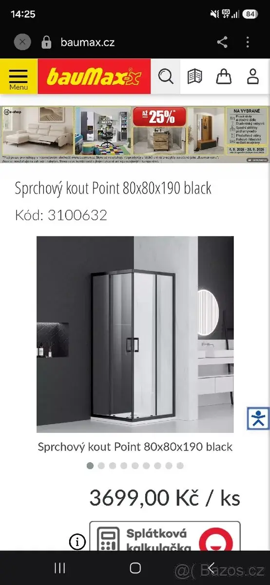 Sprchový kout
