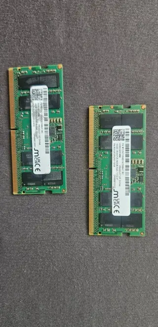 32GB DDR5 SoDimm RAM (2x16gb kit) do notebooku