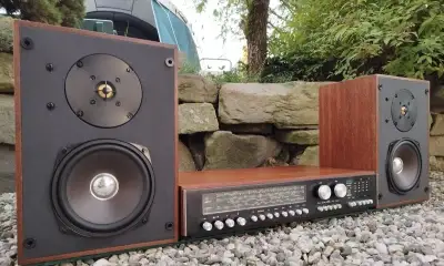 Stereo receiver a reprobedny TESLA - Made in Czechoslovakia